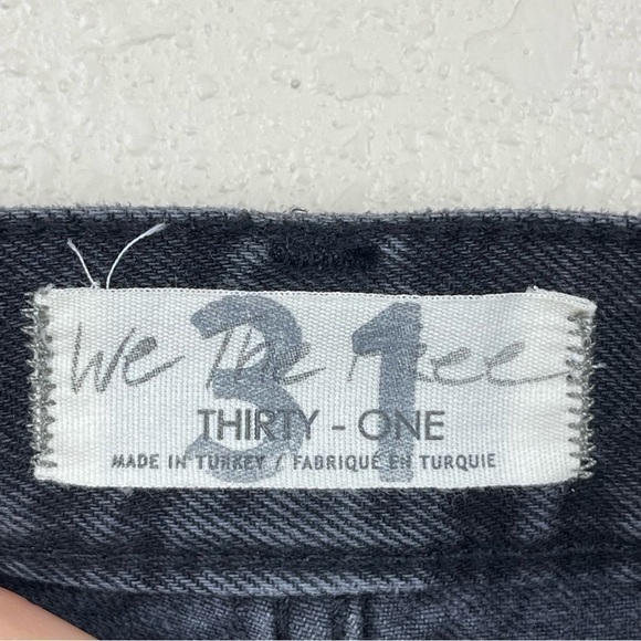 Free People We the Free The Lasso High Waist Straight Leg Jean Black Size 31 - Picture 10 of 15